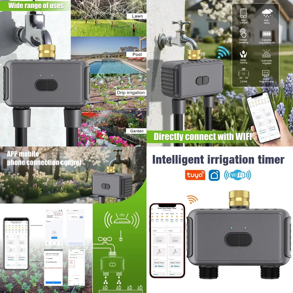 Smart Garden System - Temporizador de Riego Inteligente WAP01 con