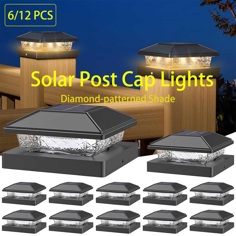 Smart Garden Smart Fence - Luces Solares para Postes de 6/12