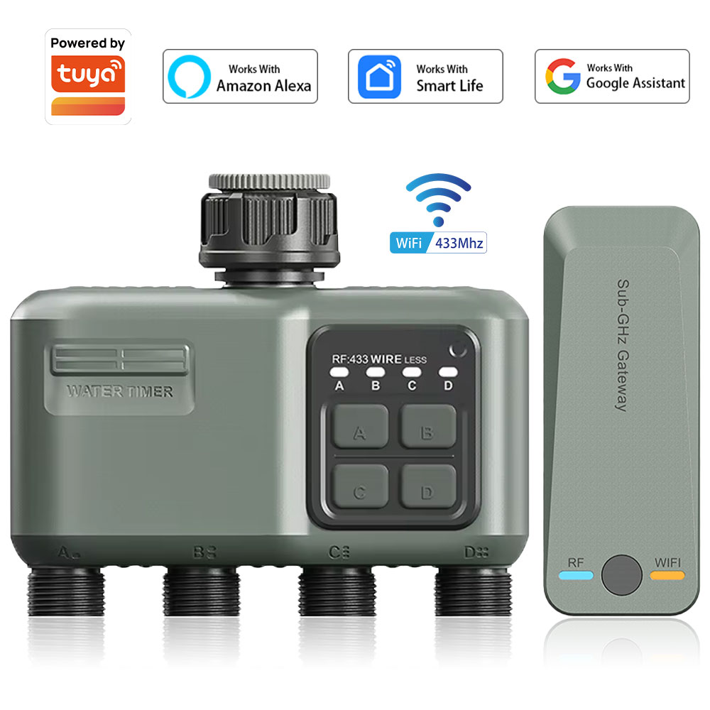 Smart Garden Technology - Temporizador de Riego Programable de 4