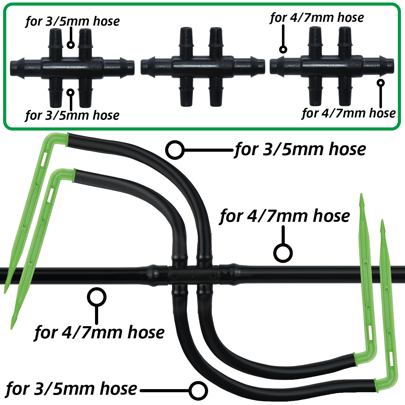 KESLA jardín 4/7mm a 3/5mm man - Smart Garden Technology reseña y precio