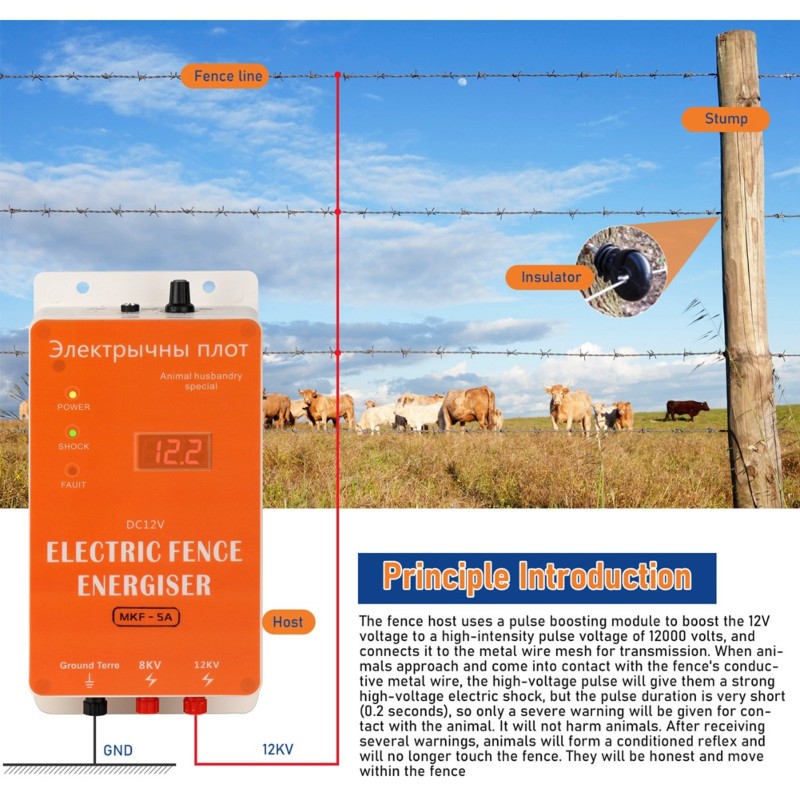 ABBN-Smart Cerca Eléctrica Imp - Smart Garden Smart Fence reseña y precio