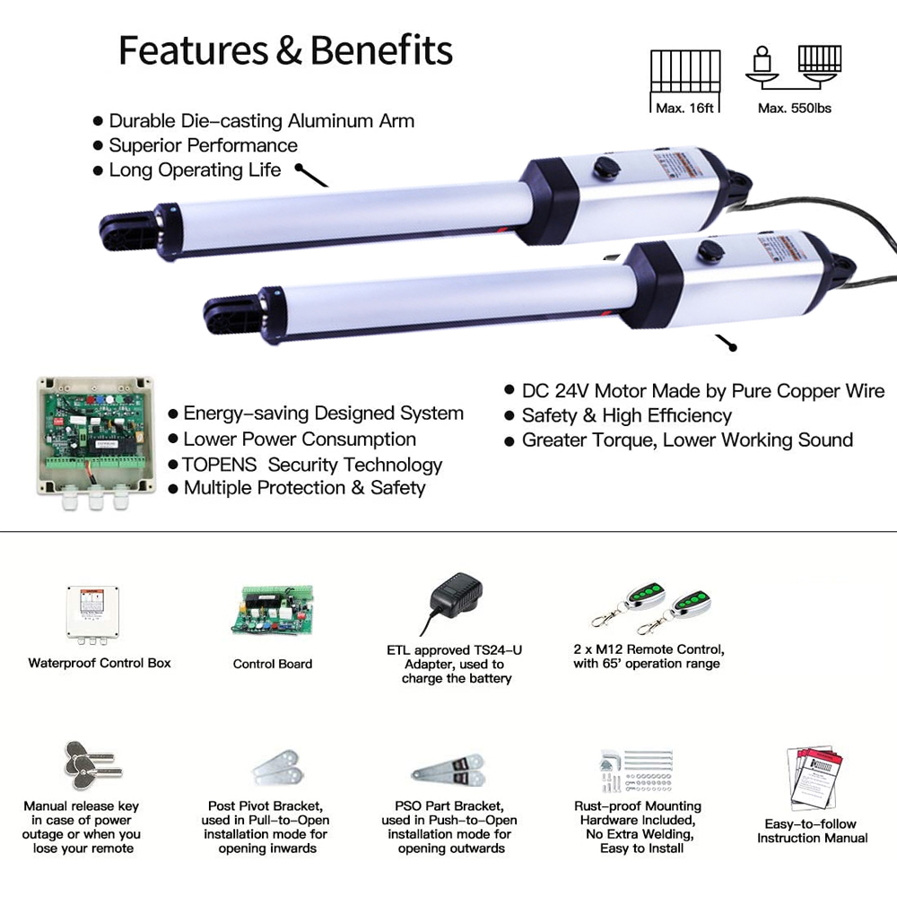 Operador de puerta batiente au - Smart Garden Smart Fence reseña y precio