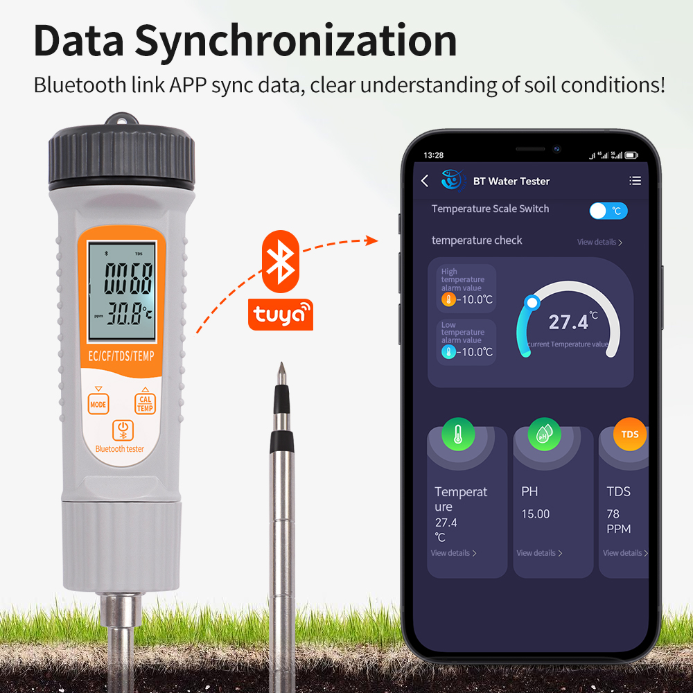 Medidor de suelo Bluetooth mul - Smart Garden Nutrients reseña y precio