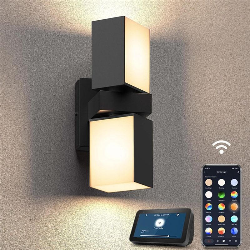 Lámpara de pared A33Z-LED, lám - Smart Garden Smart Fence reseña y precio