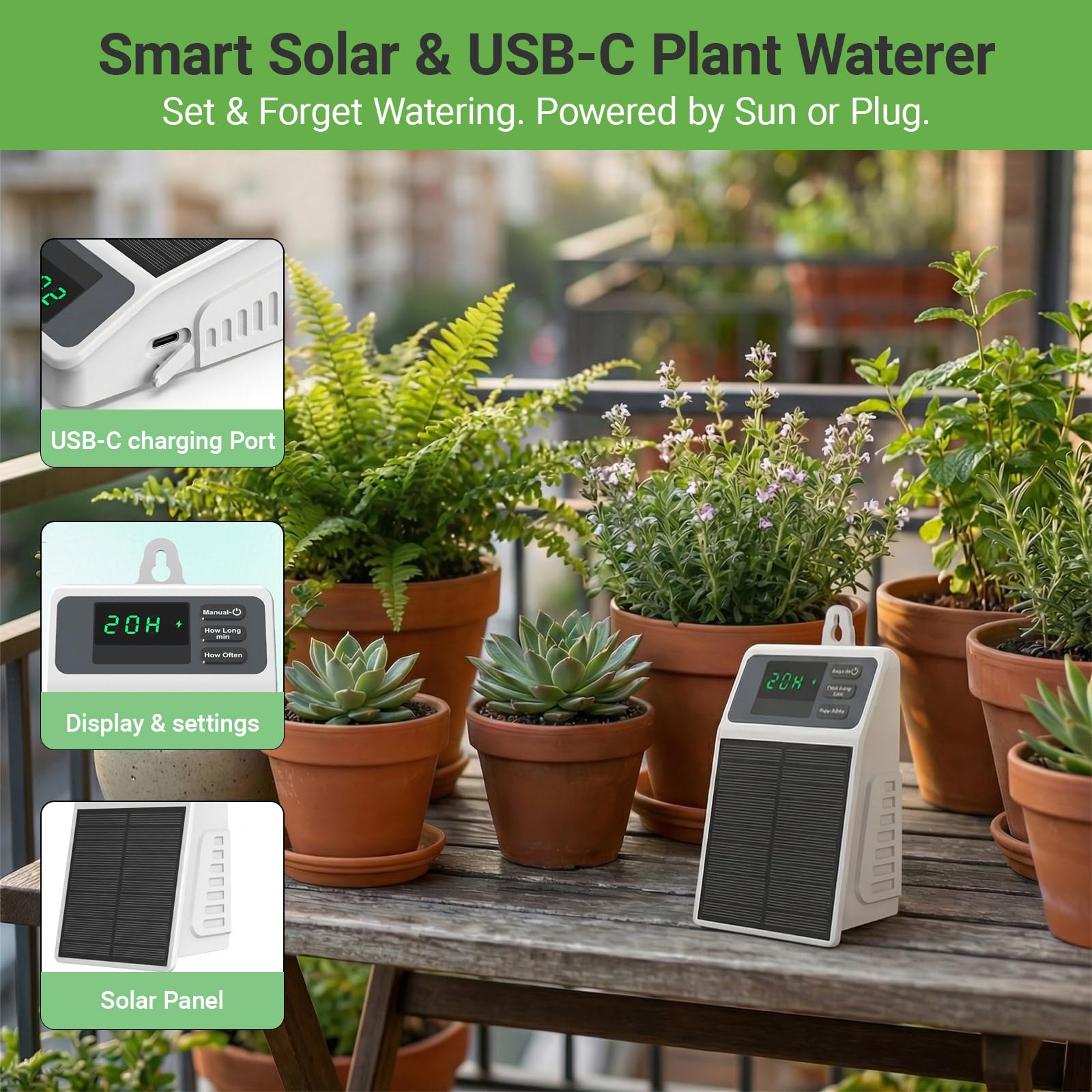 Sistema de Riego por Goteo Sol - Smart Garden Technology reseña y precio