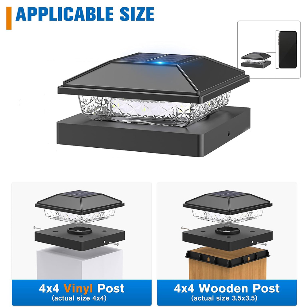 Luces Solares para Postes de 6 - Smart Garden Smart Fence reseña y precio