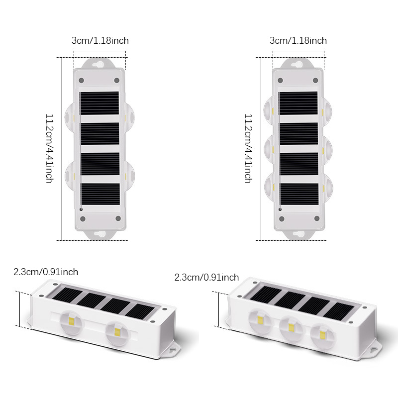 Luces solares de pared de 4 pi - Smart Garden Smart Fence reseña y precio