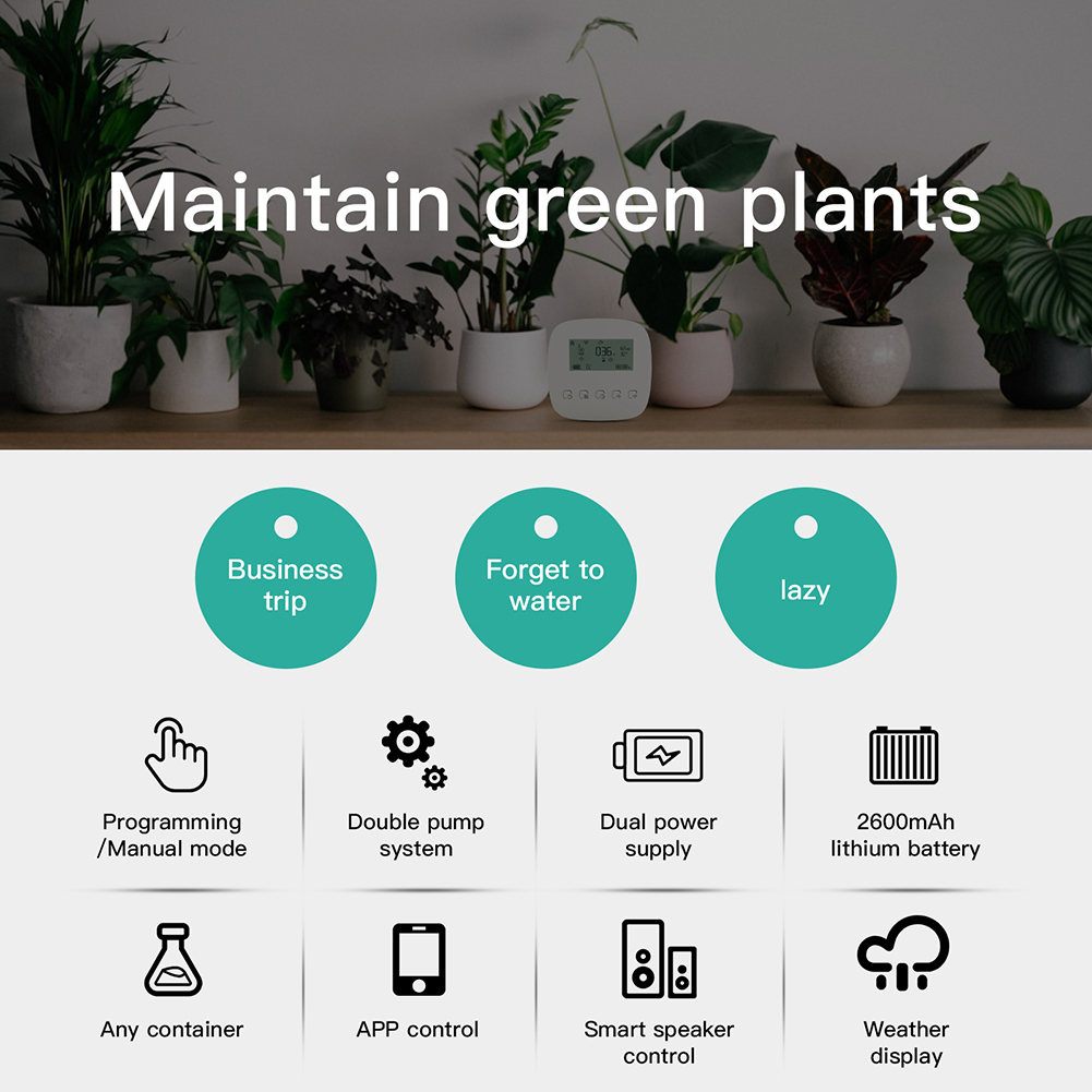 Máquina de Riego Inteligente W - Smart Garden System reseña y precio