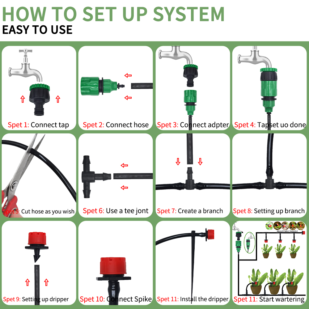 Sistema de riego por microgote - Smart Garden Technology reseña y precio